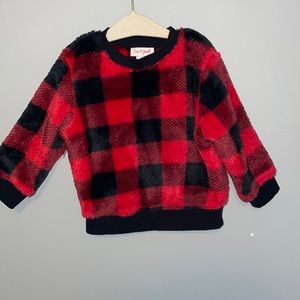 Buffalo check sweater